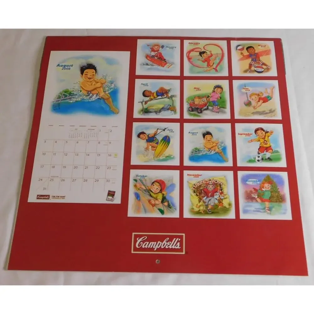 Campbell's Soup Kids Calendar 2008 Opened no extras